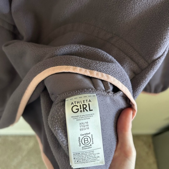 Athleta Girl Cold Snap Fleece Sweatshirt - Picture 5 of 5